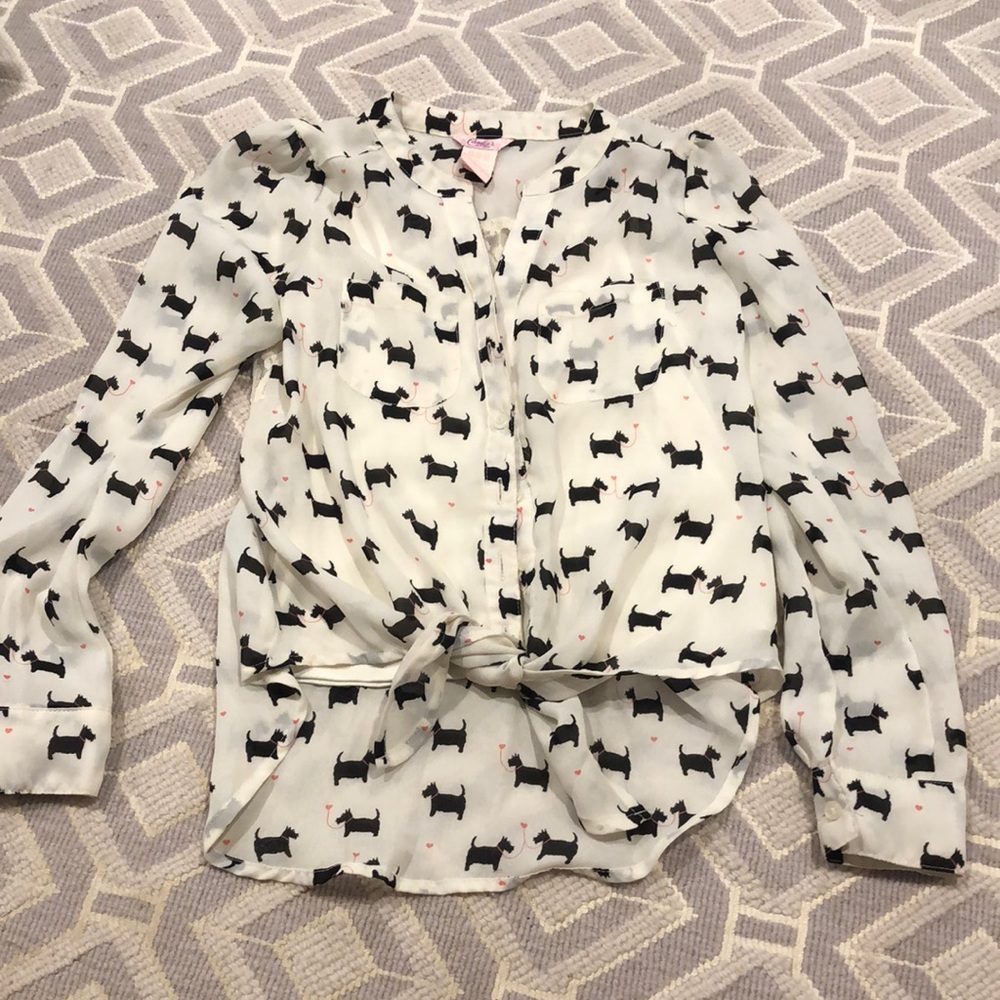 Girl’s Scottie Top